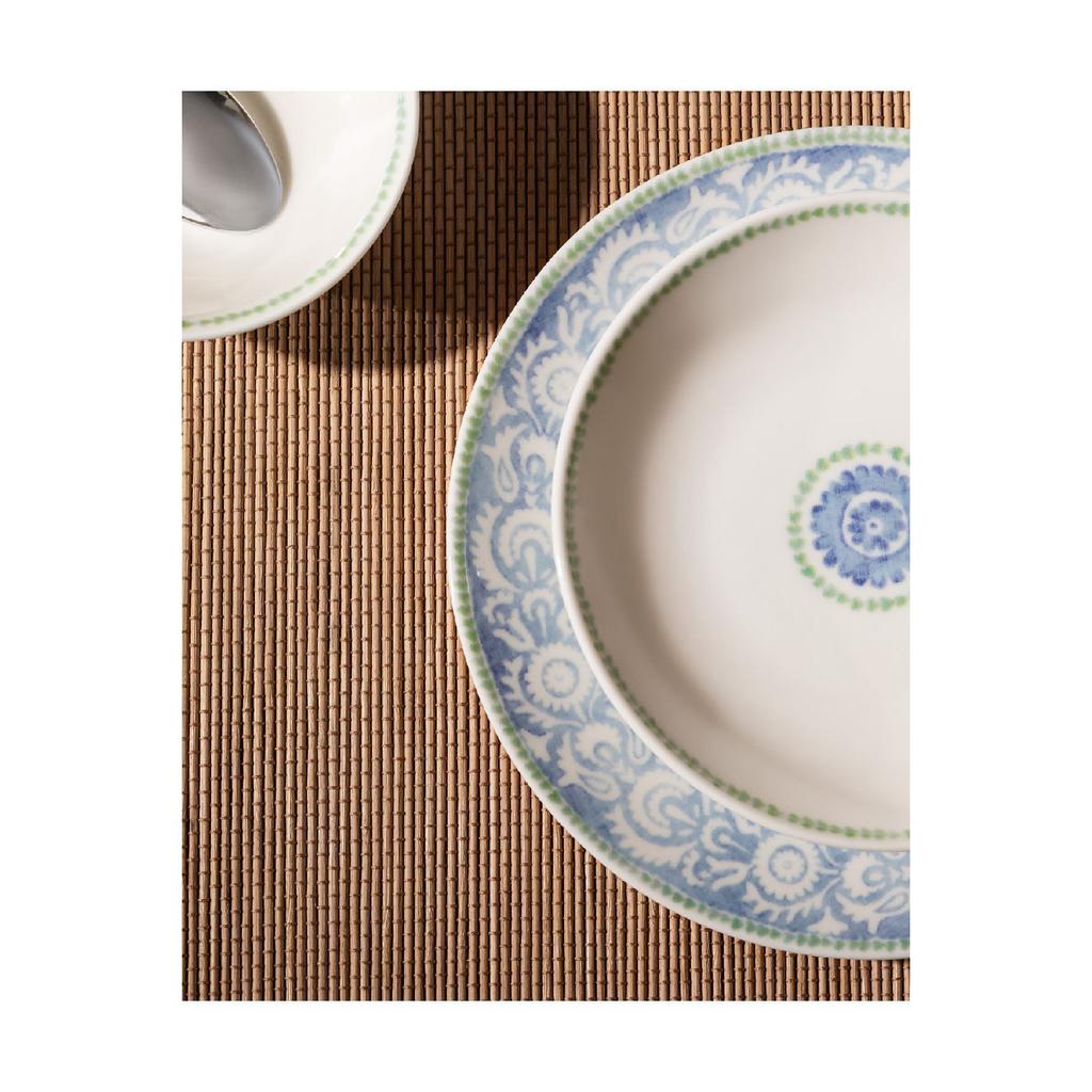 Manon 24 Piece Dinner Set - Blue/mint