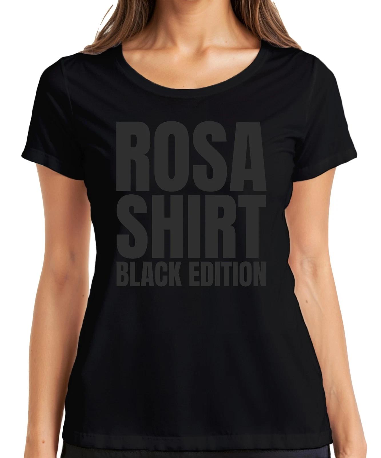 Rosa T-Shirt Black Edition Lustiger Spruch Ironie Gothic Damen T-Shirt XXXL