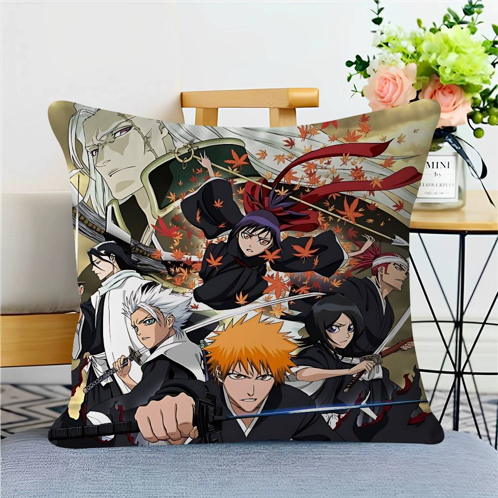 Аниме B-Bleach Наволочка Подушка Обивка Диван Подушка-бросок Домашний декор Наволочка 16x16Inch