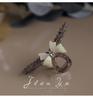 Translucent Acrylic Bow Claw Hair Clip - Stylish and Gentle Accessory for Women