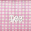 New Lee Fabric Handbag, Shoulder Bag, Crossbody Bag Large Size Women's Pink Plaid LE250038L-102