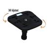 Fish Finder Mount Mounting Plate Adjustable Black for Boat Kayak Marine