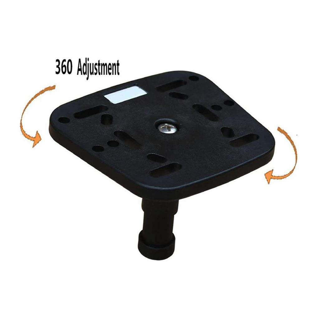 Fish Finder Mount Mounting Plate Adjustable Black for Boat Kayak Marine