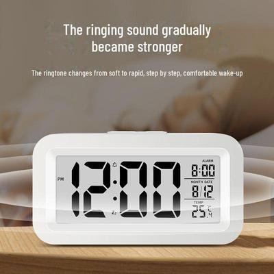 Top-Selling Smart Digital Clock: Silent Alarm, Temperature Display, Creative Design - Ideal Gift for Students & Kids