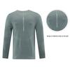 Men's Autumn Mesh Breathable Quick-Dry Long Sleeve Fitness and Running T-Shirt