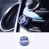 For Toyota Camry 2018- Blue Center Console Multi-Function Knob Cover Alloy