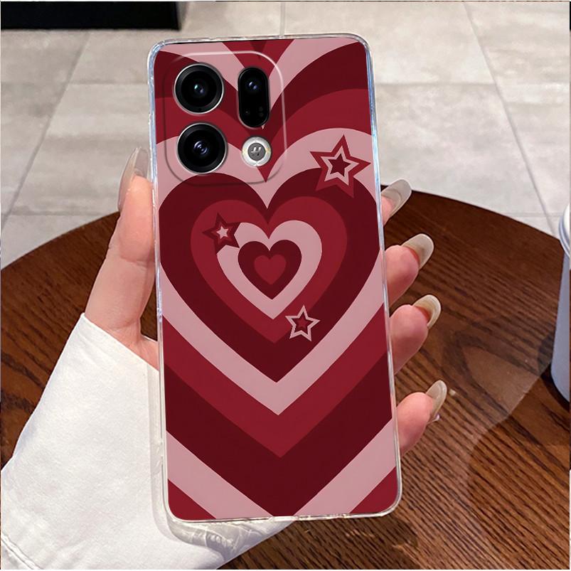 Case For OPPO Find X9 Pro 5G Clear Luxury Cute Love Rabbit Funny Slim Soft TPU Silicone Cover For OPPO FindX9 X9Pro Phone Case