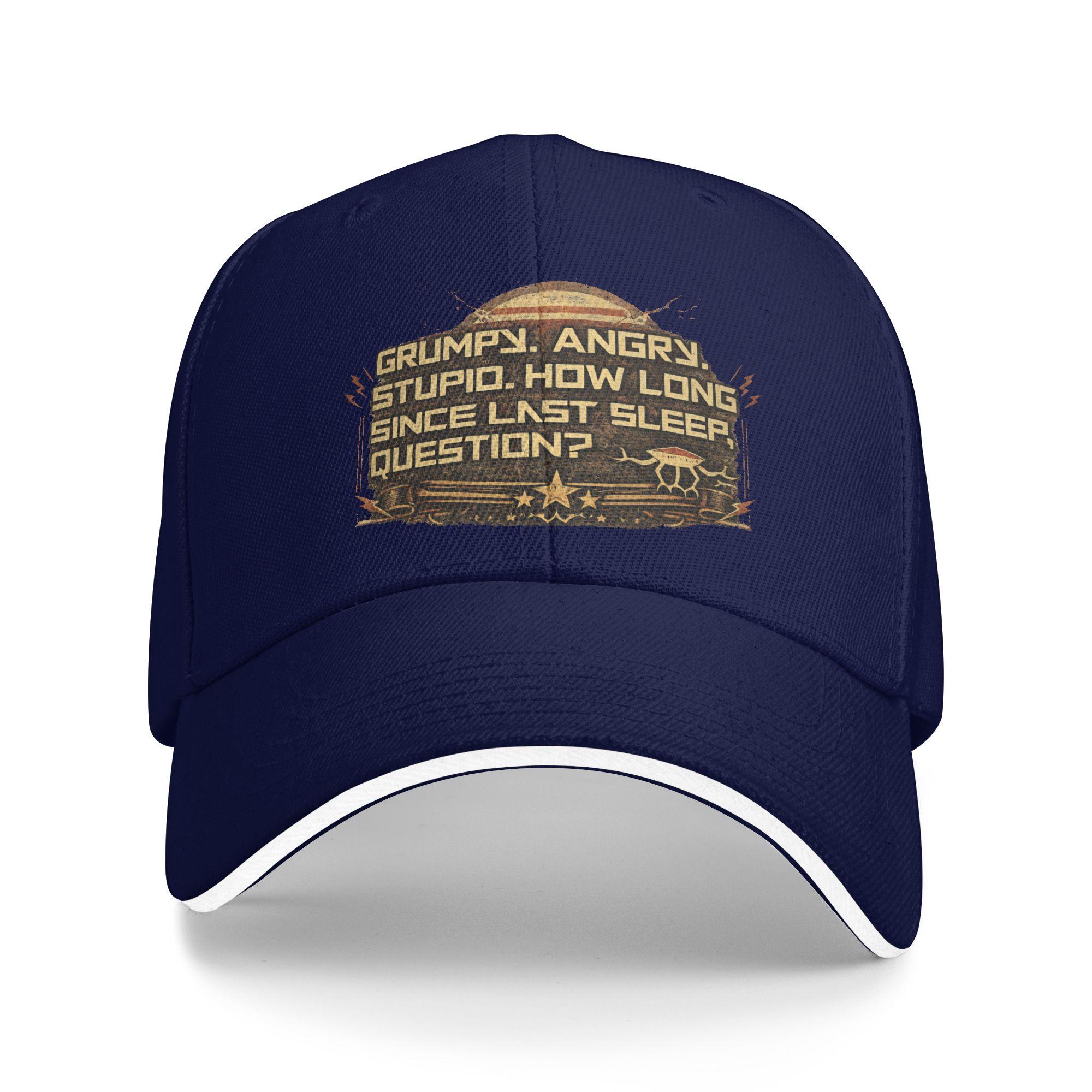 

Project Hail Mary Baseball Caps Hip Hop Sandwich Hats Unisex Style Adjustable Headwear Activities One Size темно-синього кольору