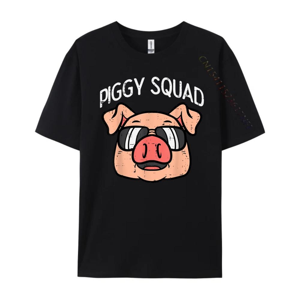 Piggy Squad Pig Farmer Hog Farm Animal 3XL Men Clothing Men Clothes Slogan