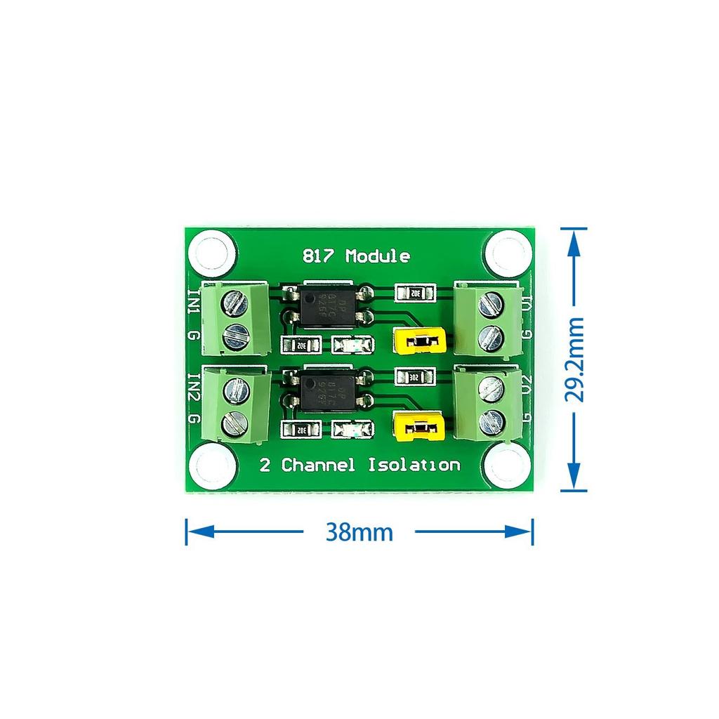 PC817 1 2 4 8 Channel Optocoupler Isolation Board Voltage Converter Adapter Module 3.6-30V Driver Photoelectric Isolated Module for daily use