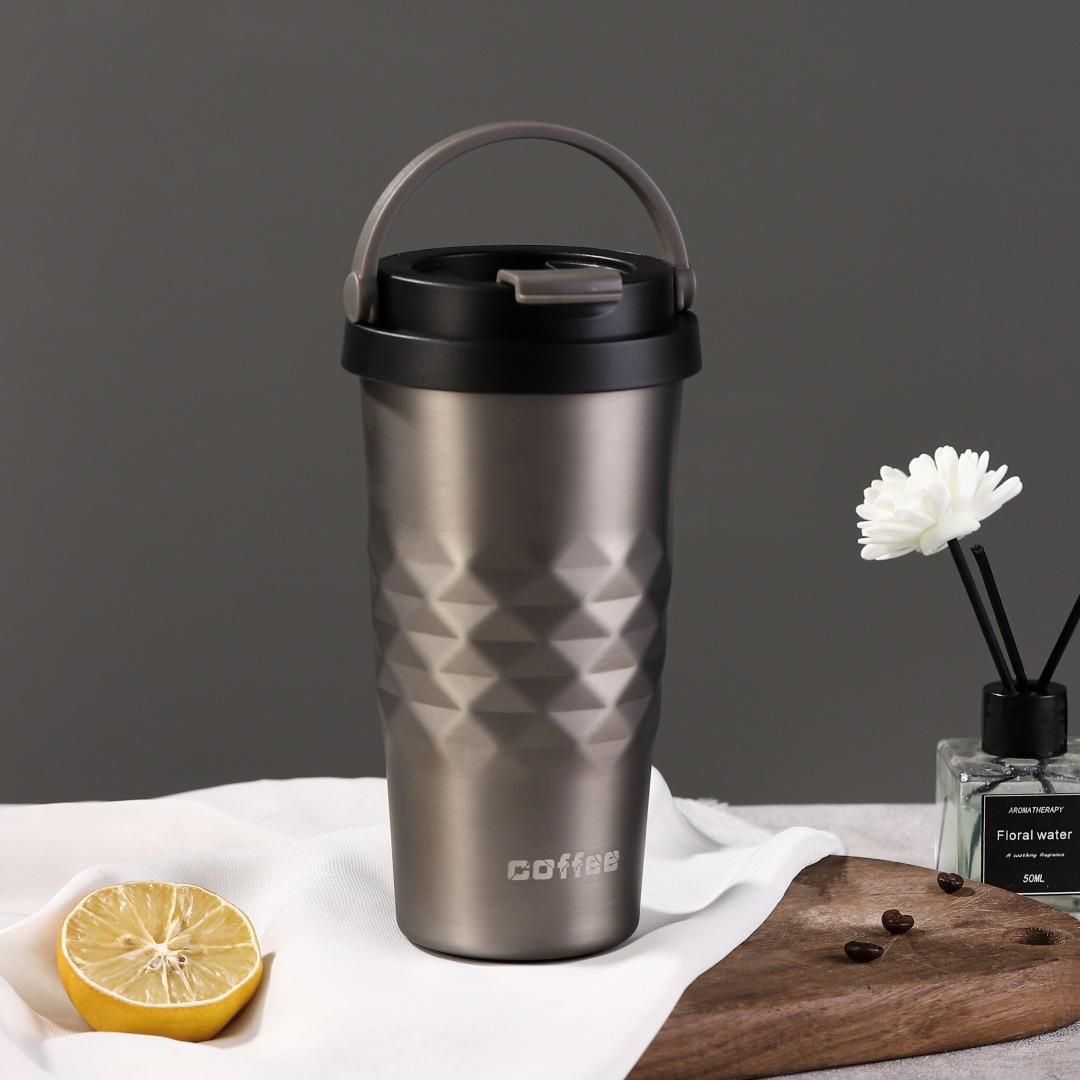 

Simple Handy Drinking Cup Straw Cup Coffee Cup Mug Mug 0 Ceramic Large Volume Water Cup with Cover Handy Coffee Durable Durable 500ml