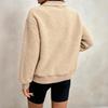 Damen Leopard Print Sweatshirt - Lässiger Lockerer Pullover mit Langen Ärmeln