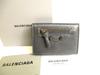 Αυθεντικό Σκούρο Γκρι Δερμάτινο Trifold Mini Wallet Classic #9653 Refurbished
