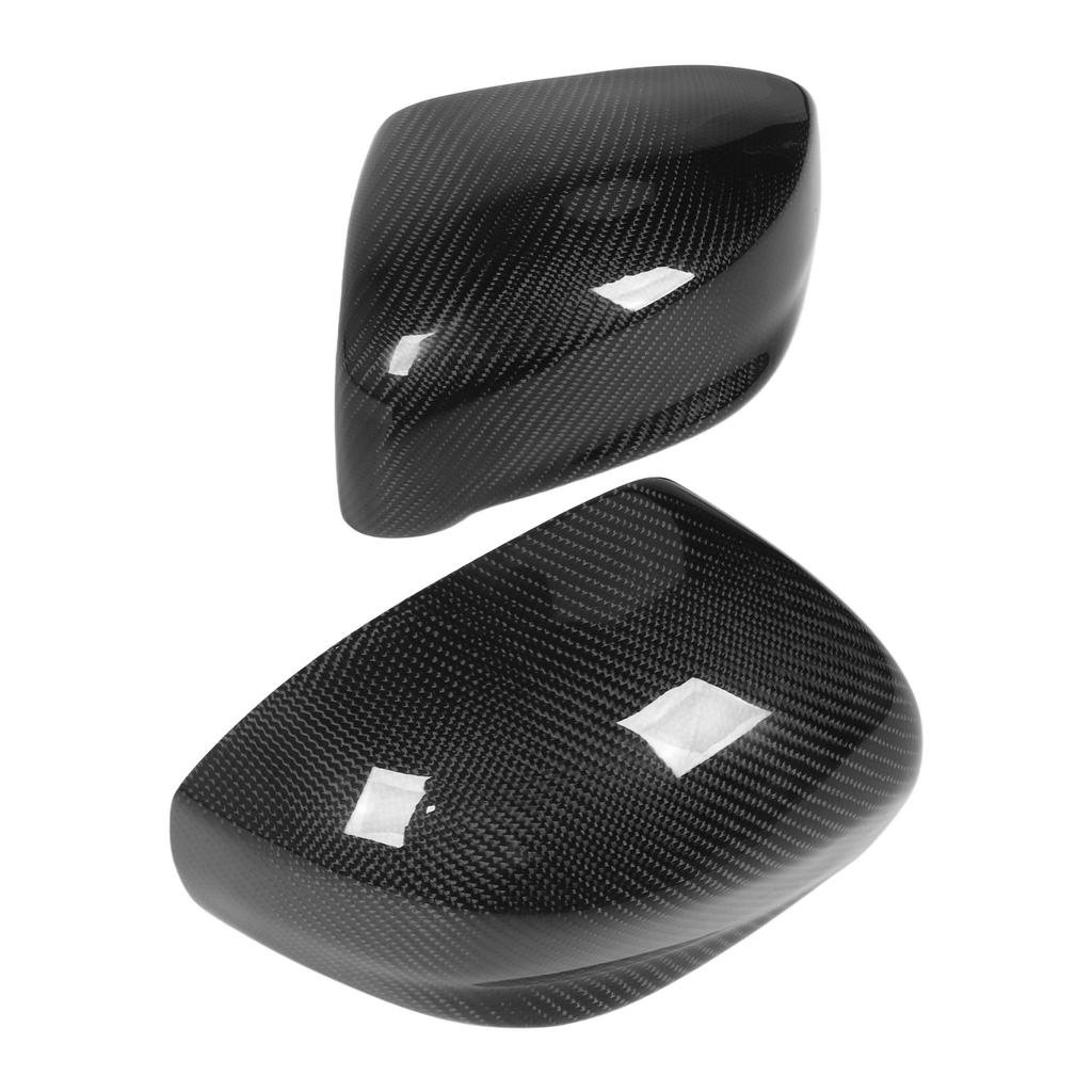 2 STÜCKE Seite Rückspiegel Abdeckung Links Rechts Dry Carbon Fiber Kratzfest für GTR R35 2008 zu