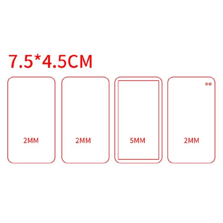 DIY Quicksand Blank Card Brick Transparent Acrylic Plate Empty Quicksand Mold