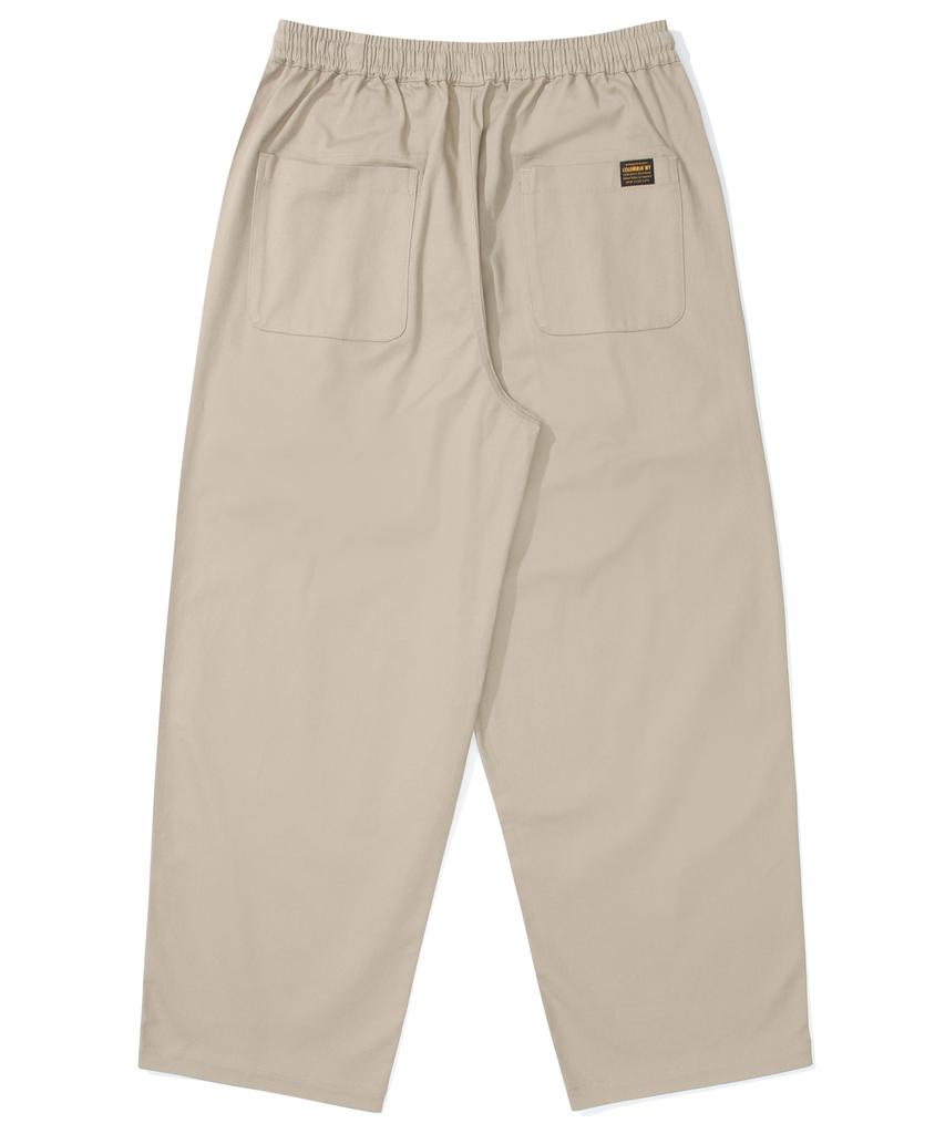 COLUMBIA UNIVERSITY M-Label Loose-Fit Pintuck Pants Heritage Beige