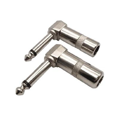 1/4 Plugs Right Angle Mono Jacks Plugs Guitar Effect Pedal Connector Guitar Pedal Coupler Guitar Pedal Connectors