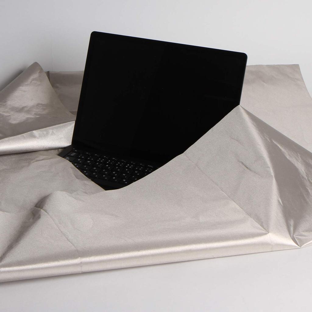 Astro Electromagnetic Wave Blocking Blocks Radio Shields Electromagnetic Prevents Electromagnetic Large Sheet, Silver, Waves, Waves, Waves, 821-18,