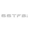 30TFSI 35TFSI 40TFSI 45TFSI 50TFSI 55TFSI Cromo Argento Lettere Emblema Distintivo Logo Baule Auto Adesivo per Audi A4 A5 A6 Q3 Q5 Q7