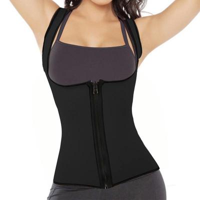 Women Zipper Waist Trainer Corset Tummy Control Body Shaper Slimming Compression Shapewear