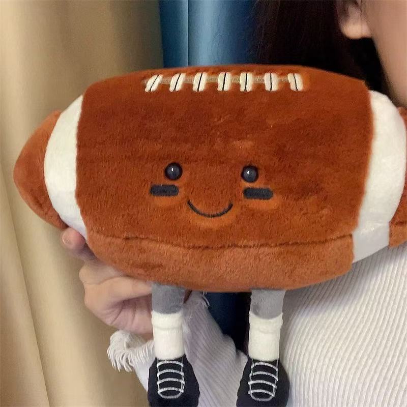Simulation Rugby Doll Plush Toy Handmade Doll Cartoon Anime Cute Pillow Cushion Home Decoration Children's Birthday Gift To