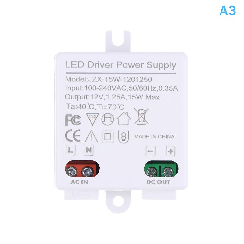 LED Transformer 12V 24V Power Supply Constant Voltage for Indoor Lighting 6W 12W 15W Energy Efficient Solution