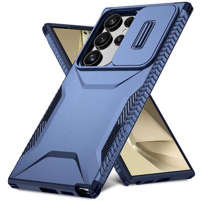 For Samsung Galaxy S24 Ultra Case Camshield TPU+PC Protective Phone Cover