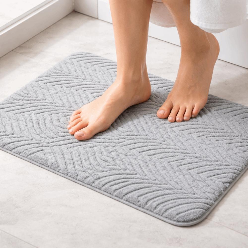 Non-slip Bath Mat Thickened Floor Mat Household Kitchen Carpet  Restroom
