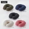 Marna Fuu Neck Pillow In One To Fit In One Neck Pillow Compact Air Neck Pillow Gray JA053GY (inflates Breath/folds Hand/washable) (for