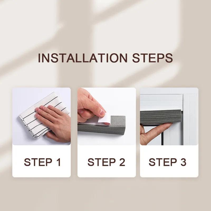 Shades Self-adhesive Half Windows Non-woven Folding Curtain Bathroom Balcony Living Room Balcony Curtains Pleated Blinds