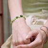 Cotoit Grünes Blumenarmband