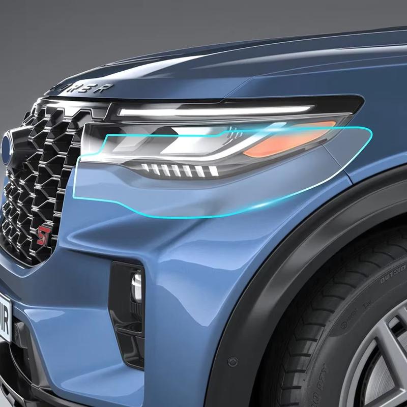 Headlight Rearview B Pillar TPU Protection Film For Ford Explorer 2025 Pre-cut Clear PPF Anti-scratch Invisible Resistant Cover
