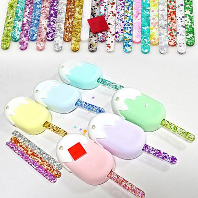 10Pcs/Pack Ice Lolly Stick Reusable Multifunctional Food Grade DIY Lollipop Ice Cream Making Sticks for Summer