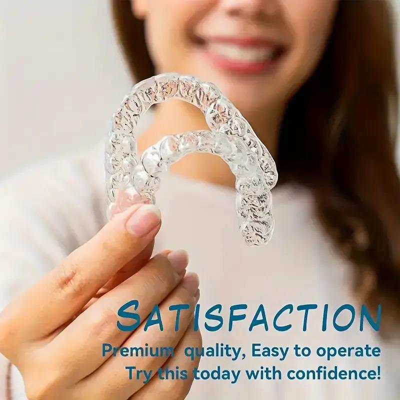 1/4/8pcs Anti Snoring Bruxism Sleeping Mouth Guard Tray Stop Teeth Grinding Sleep Aid Night Guard Gum Shield Mouth Health Care