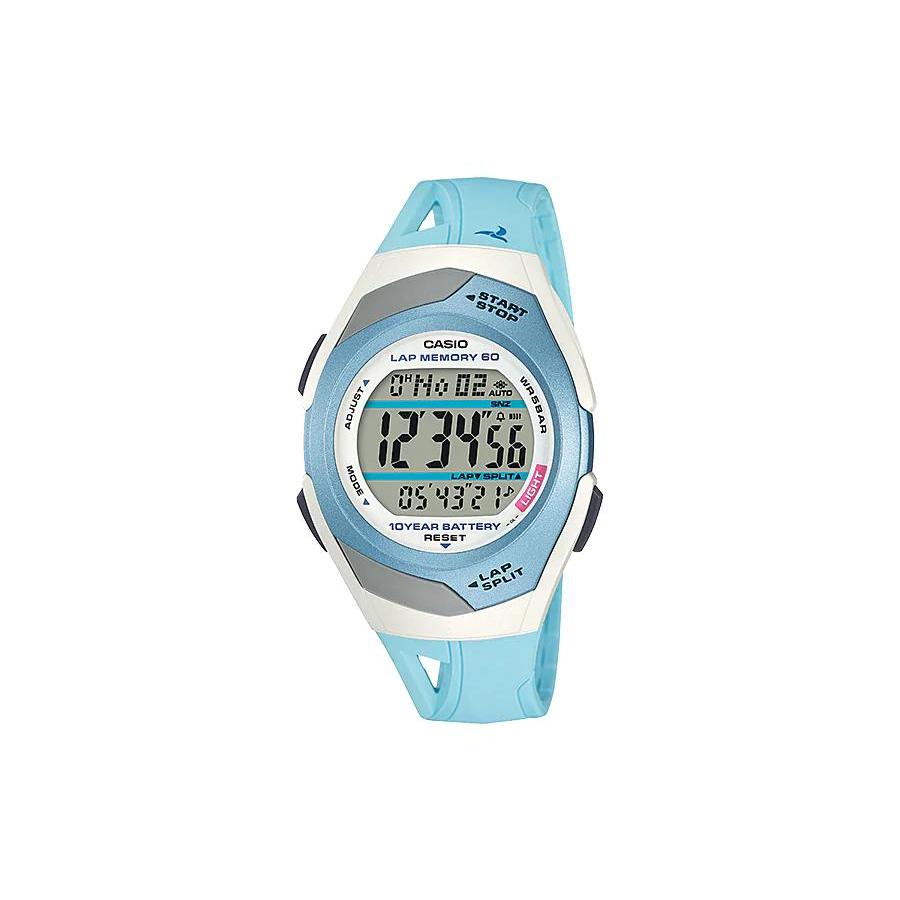 

Женские зеленые часы CASIO STR-300J-2CJH STR-300J-2CJH Blue Strap