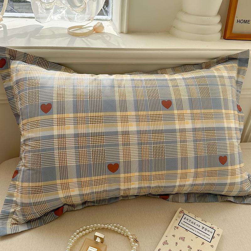 100% Baumwolle Kissenbezug Set - Zwei Stück: Einzeln 40x60cm, Extra Groß 48x74cm, Kernbezug 50x80cm