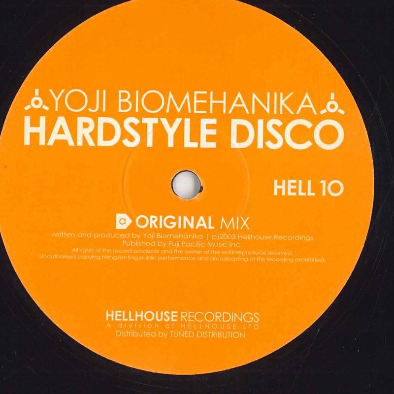 

12inch Record YOJI BIOMEHANIKA - Hardstyle Disco HELL10 Hellhouse Recor 2003 UK Dance & Electronica Used