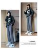 Trendy Korean-Style Autumn/Winter Women's Loose Jogger Pants, Anti-Pill Casual All-Match Sweatpants