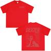 New Style Tee Washed Vintage TV Play Dexter Morgan T-shirts Unisex Women Casual Oversized TShirts Unisex's High Quality Cotton T-shirt