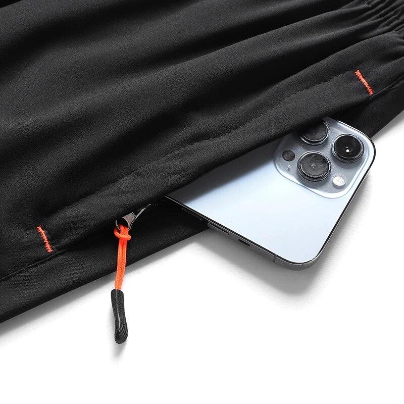 Sport-Shorts für Herren, bequem, elastische Taille, Kleidung für Männer, atmungsaktive kurze Hose