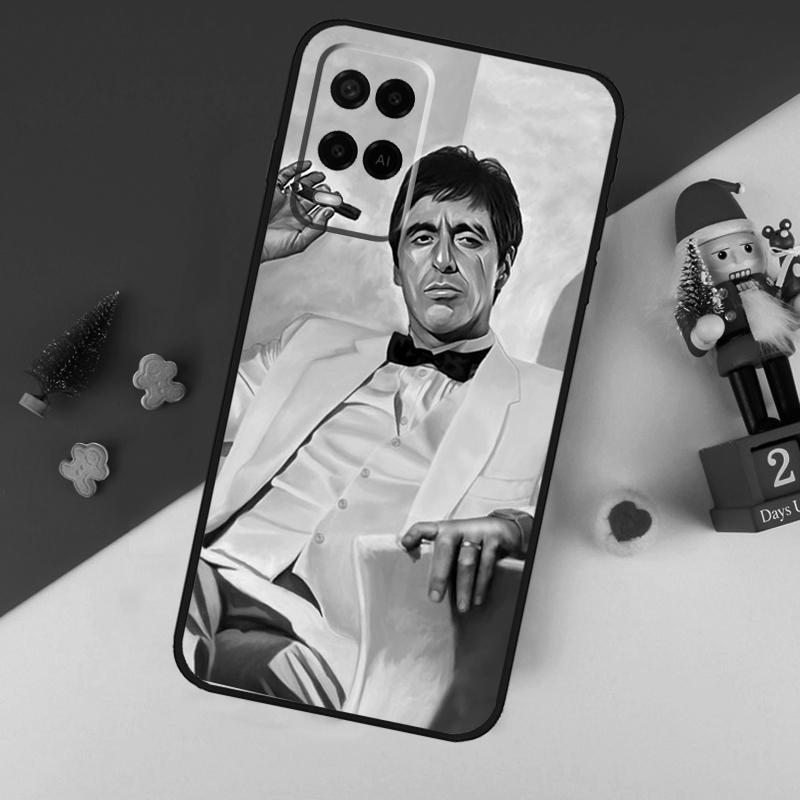 Al Pacino Scarface Case For Oppo A94 A74 A54 A60 A40 A80 A16 A76 A96 A98 A58 A78 A18 A38 A57 A17 A15 A5 A6 Pro
