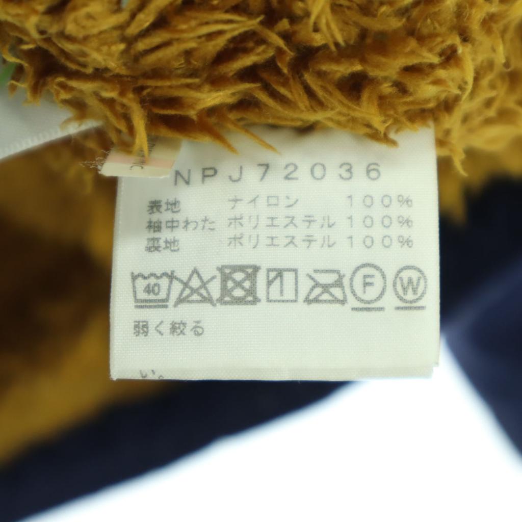 The North Face Einpunkt-Logo Langarm Baumwollfüllung Kapuzenjacke Kinder Gebraucht