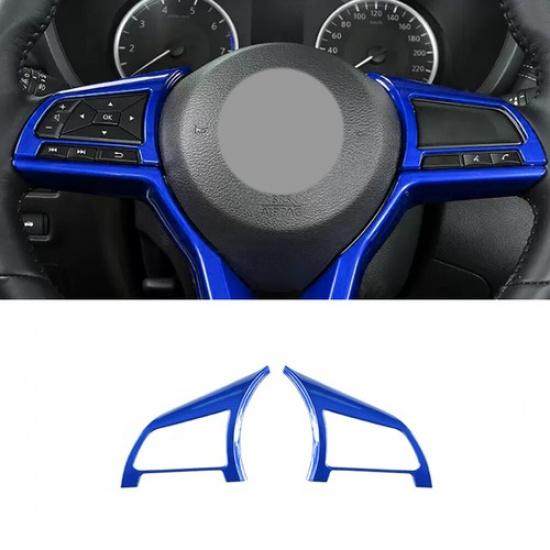 Steering Wheel Switch Button Trim For Nissan Sentra Sylphy -2024 Bright Blue
