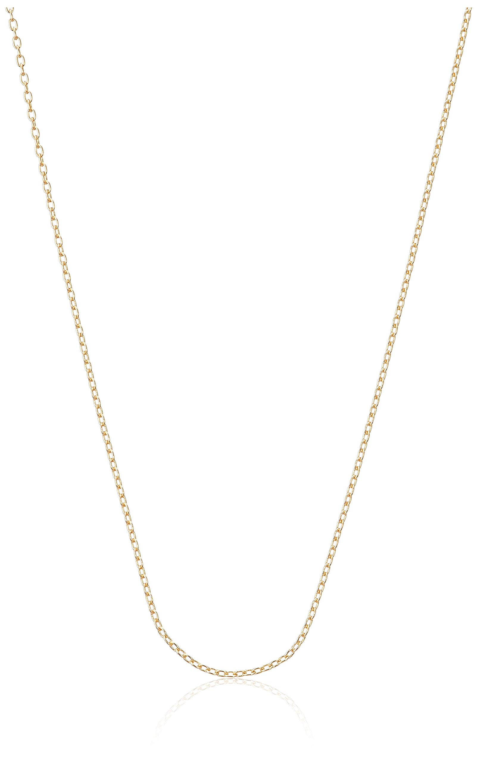 

K10 yellow gold chain necklace (FNCWP21537) золотий