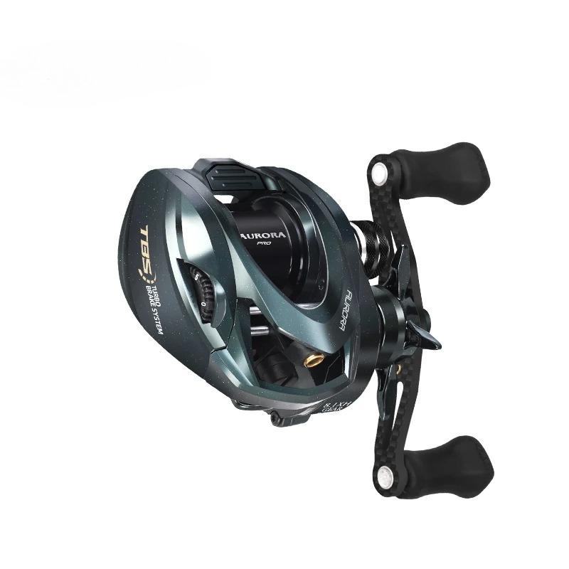

Newly Portable Spinning Reel Carbon Baitcasting Fishing Reel NMB SIC 6+1BB 109G 3D Suspension Magnetic Brake 8.1:1 Ratio 4KG Drag Power Lure Reel Left Hand
