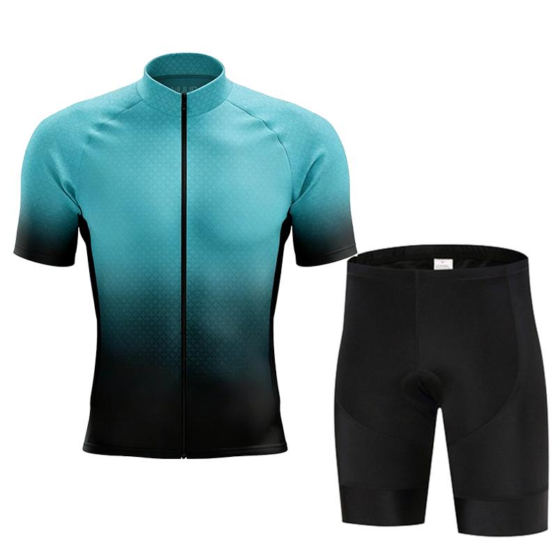 

Cycling Jersey Suit 2026 Team Men Summer Short Sleeve Set Breathable Racing Sport MTB Bicycle Clothes Outdoor Bike Uniform Asian size-S