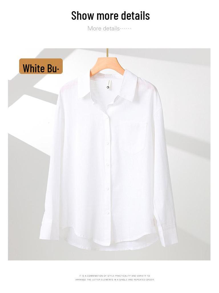 Women's Premium Linen-Cotton Shirt - Early Autumn 2025 Design