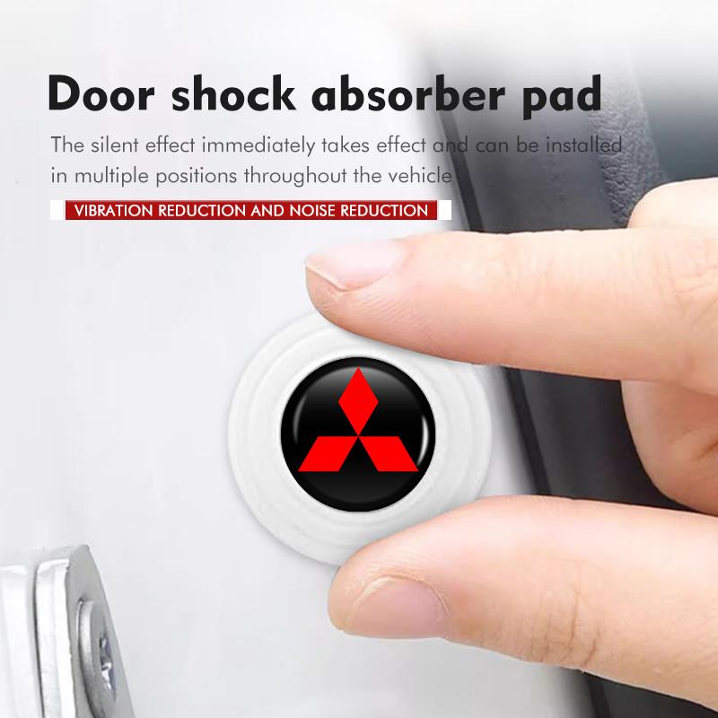 For Mitsubishi Car DoorShock Absorbing Protector Universal Bumper Anti-collision Pad Outlander Lancer Cross Colt Xpander Mirage