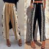 Summer Street Hipster Women Clothes Print Harem Pants Mid-Waist Casual Pants Mid Waist Casual Pants