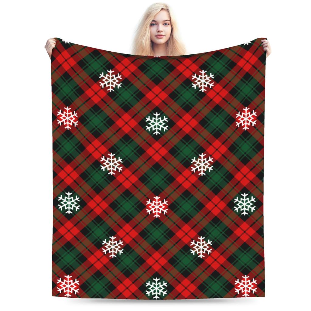 Christmas Nutcrackers Blankets Velvet Xmas Nutcracker Doll Comfortable Soft Throw Blankets for Bedding Plush Thin Quilt